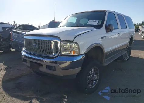 2000 Ford Excursion Limited from USA, damaged, VIN 1FMSU43F6YEB39984